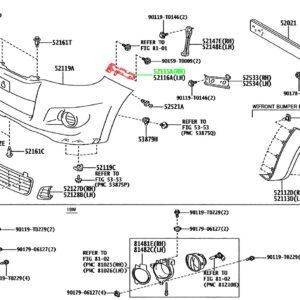 Крепление переднего бампера правое TOYOTA 52115-0K070 / 521150K070