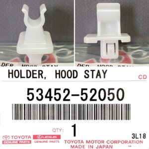Клипса упора капота TOYOTA 53452-52050 / 5345252050