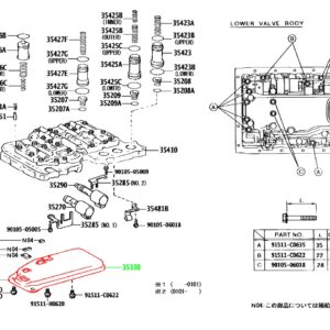 Фильтр акпп TOYOTA 35330-30060 / 3533030060