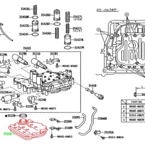 Фильтр акпп TOYOTA 35330-08010 / 3533008010
