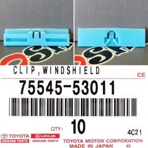 Клипса крепления молдинга лобового стекла TOYOTA 75545-53011 / 7554553011