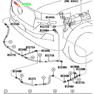 Форсунка омывателя фар правая TOYOTA 85207-60110 / 8520760110