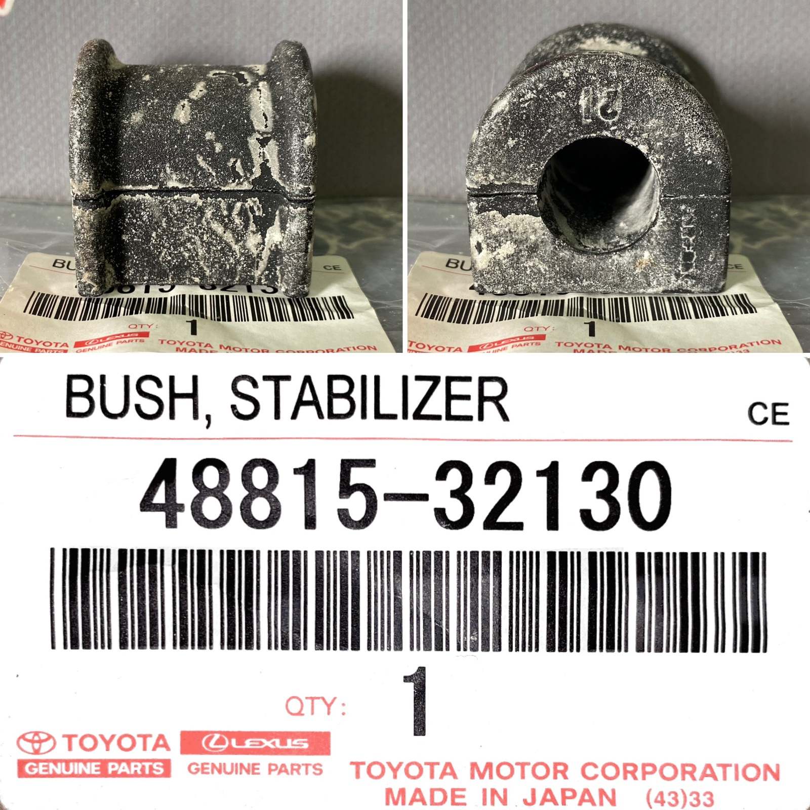 Втулка переднего стабилизатора TOYOTA 48815-32130 / 4881532130