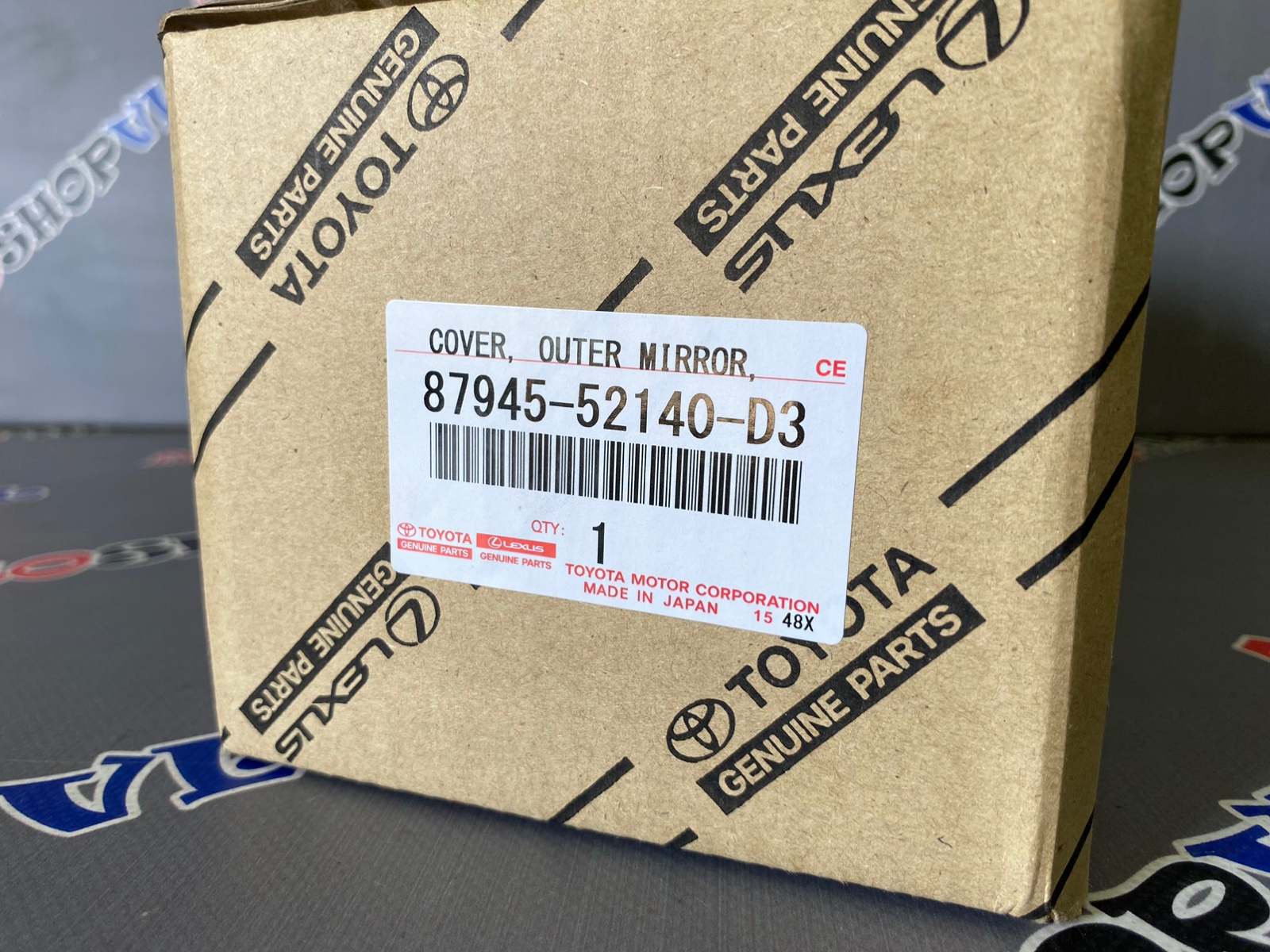 Крышка на зеркало левая TOYOTA 87945-52140-D3 / 8794552140D3 — изображение 3