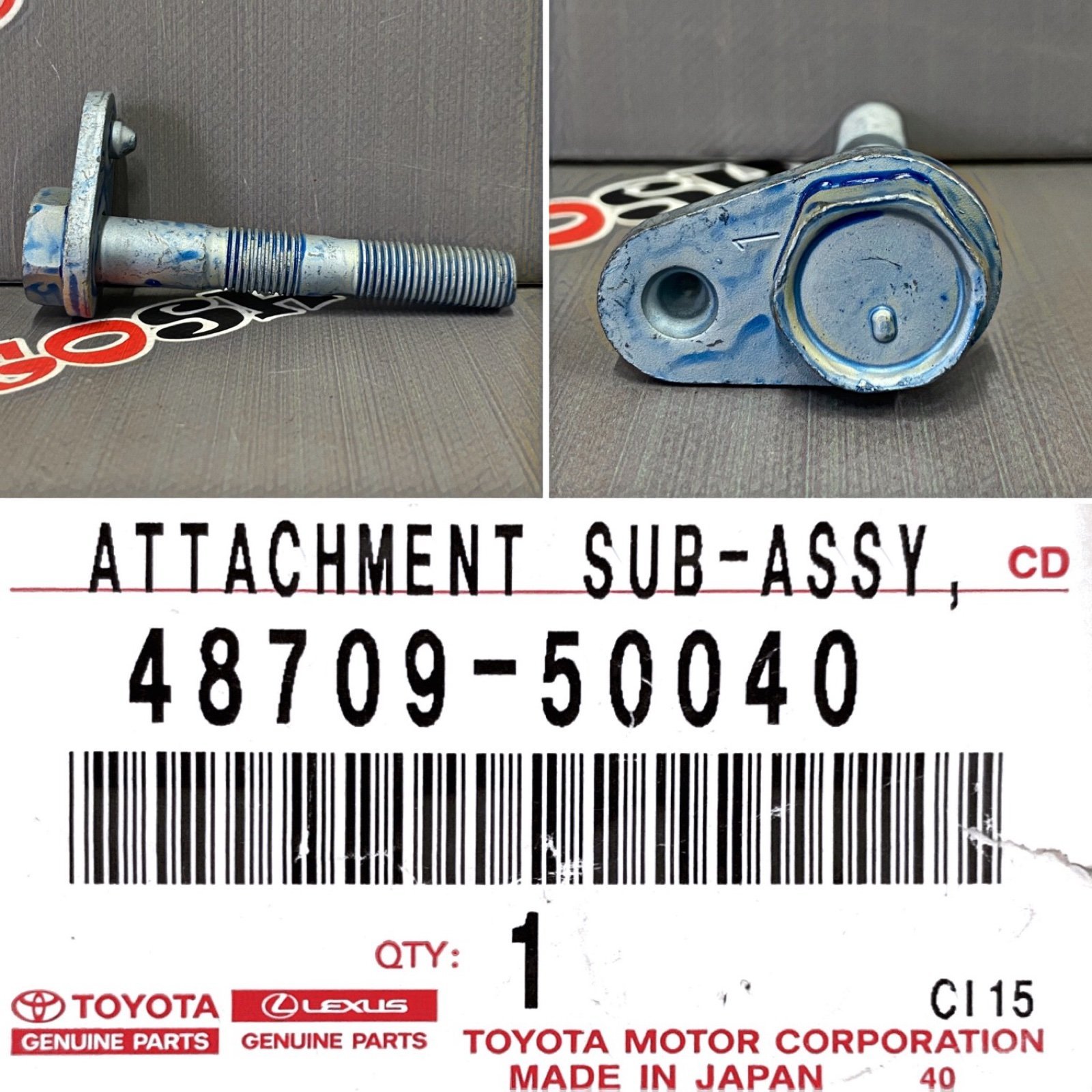 Болт подвески TOYOTA 48709-50040 / 4870950040