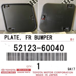Заглушка переднего бампера правая TOYOTA 52123-60040 / 5212360040