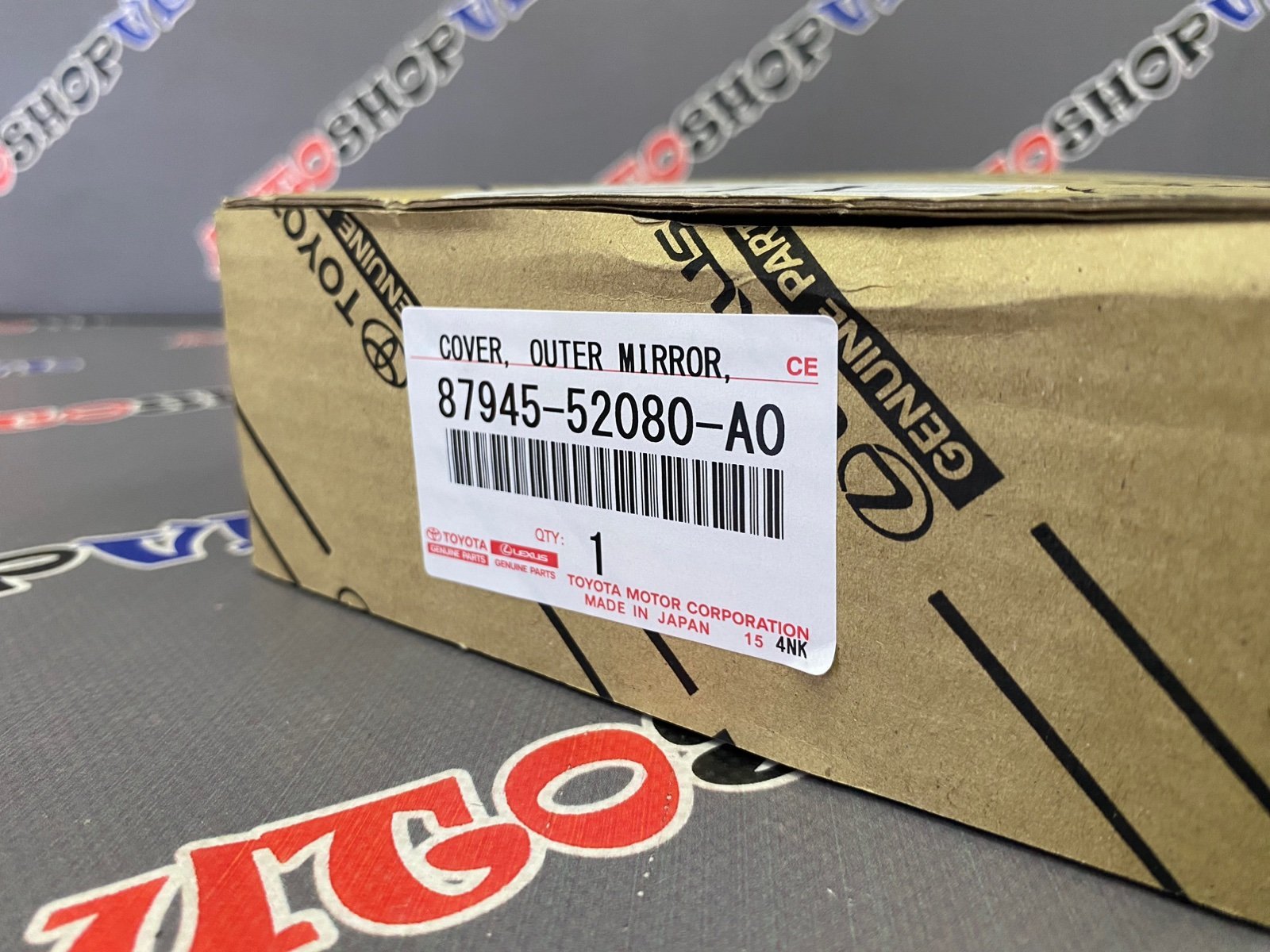 Крышка на зеркало левая TOYOTA 87945-52080-A0 / 8794552080A0 — изображение 3
