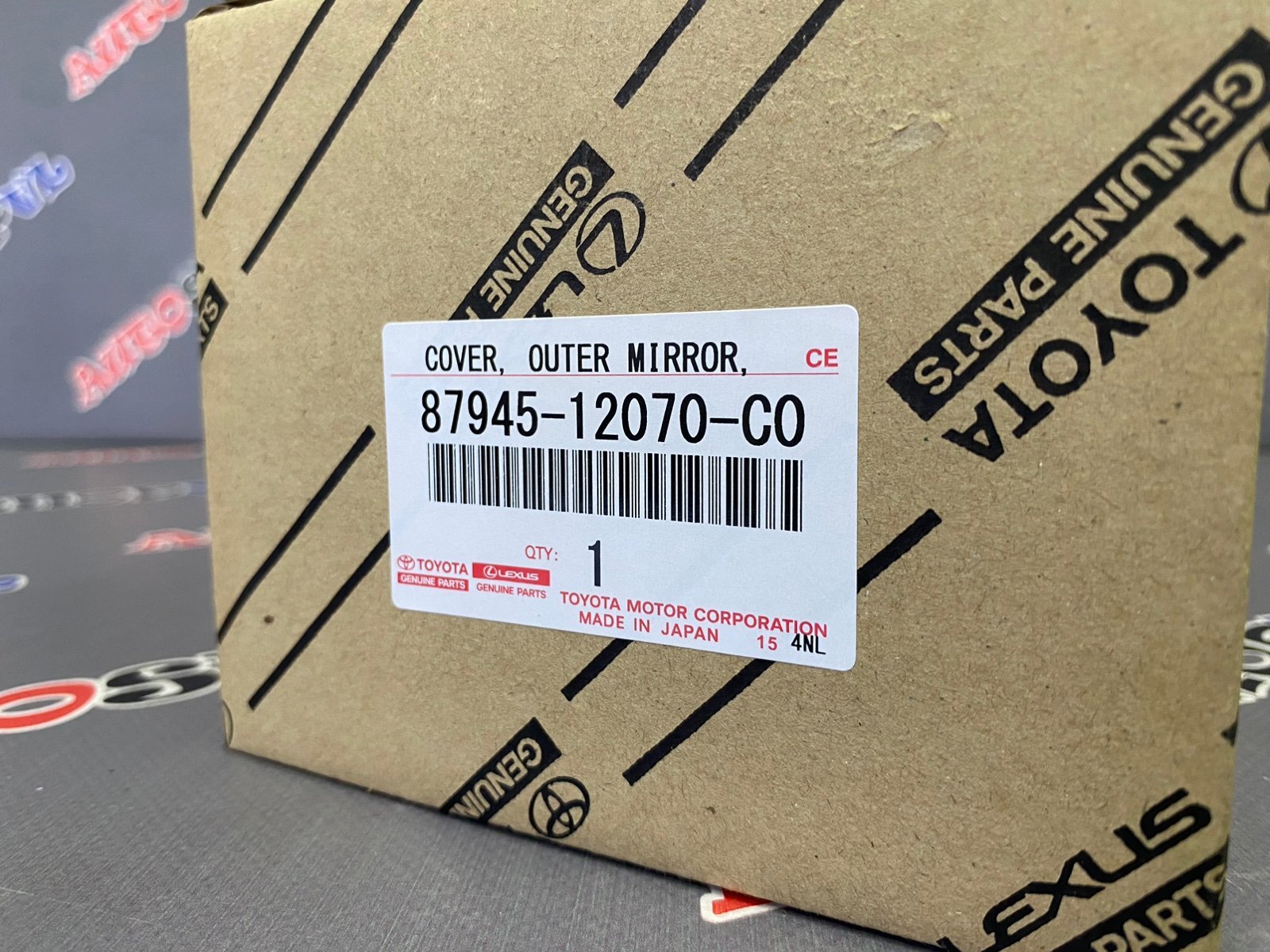 Крышка на зеркало левая TOYOTA 87945-12070-C0 / 8794512070C0 — изображение 3