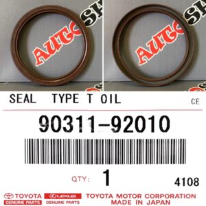 Сальник коленвала задний TOYOTA 90311-92010 / 9031192010