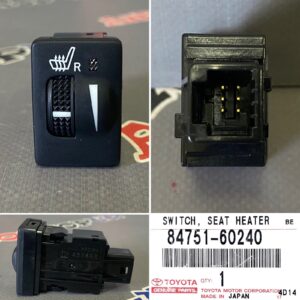 Кнопка включения обогрева сидений правая TOYOTA 84751-60240 / 8475160240