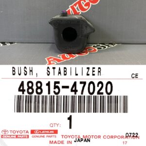 Втулка переднего стабилизатора левая TOYOTA 48815-47020 / 4881547020