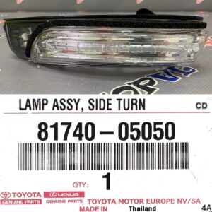 Повторитель поворота в зеркало левый TOYOTA 81740-05050 / 8174005050