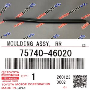 Молдинг двери задний левый TOYOTA 75740-46020 / 7574046020