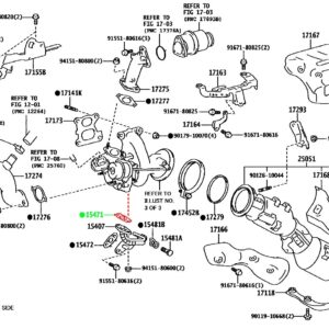 Прокладка TOYOTA 15471-36010 / 1547136010