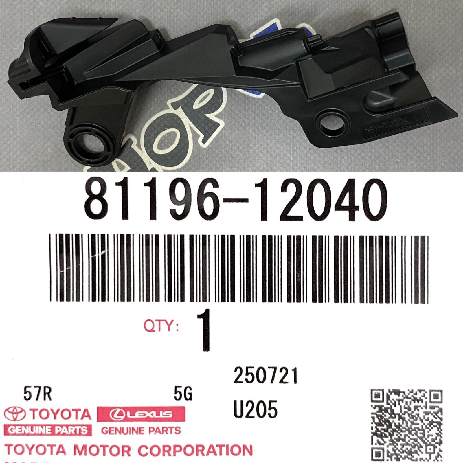 Крепление левой фары TOYOTA 81196-12040 / 8119612040