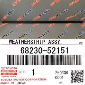 Молдинг двери задний левый TOYOTA 68230-52151 / 6823052151