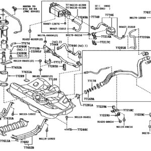 Крышка бензобака TOYOTA 77300-48010 / 7730048010