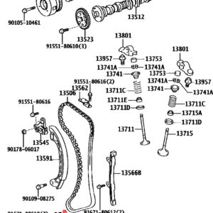 Успокоитель цепи грм TOYOTA 13567-23030 / 1356723030