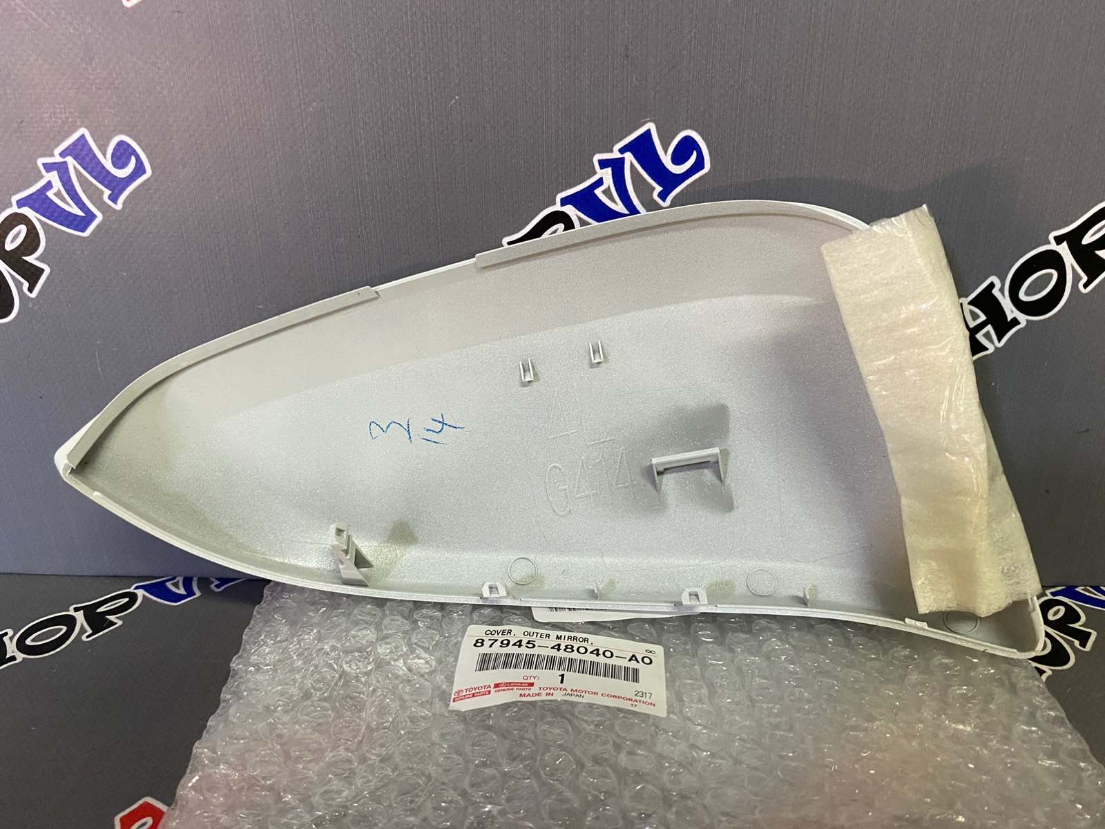Крышка на зеркало левая TOYOTA 87945-48040-A0 / 8794548040A0 — изображение 2