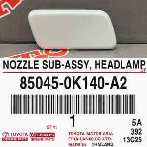 Крышка форсунки омывателя фар левая TOYOTA 85045-0K140-A2 / 850450K140A2