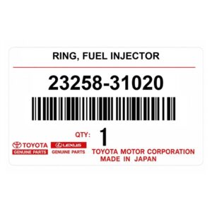 Кольцо уплотнительное топливной форсунки TOYOTA 23258-31020 / 2325831020