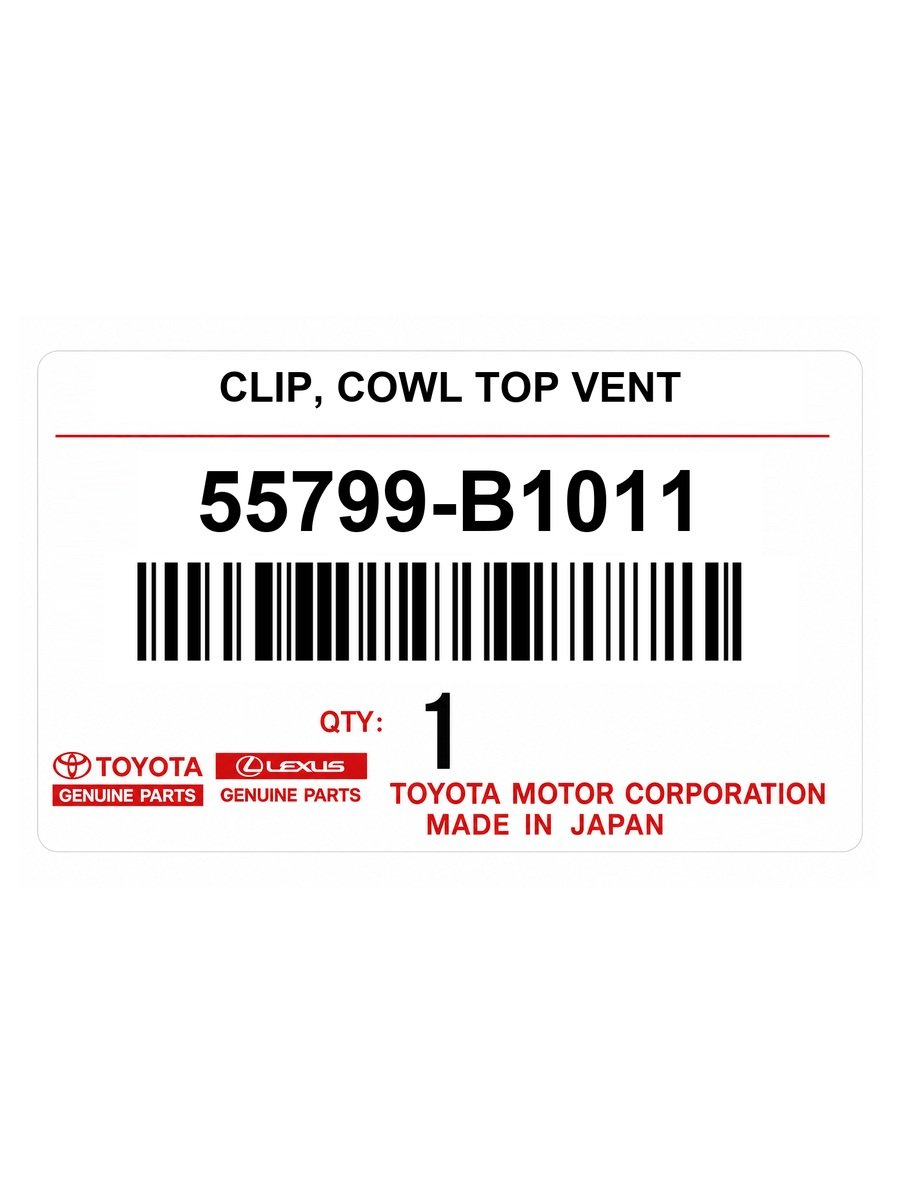 Клипса правый TOYOTA 55799-B1011 / 55799B1011